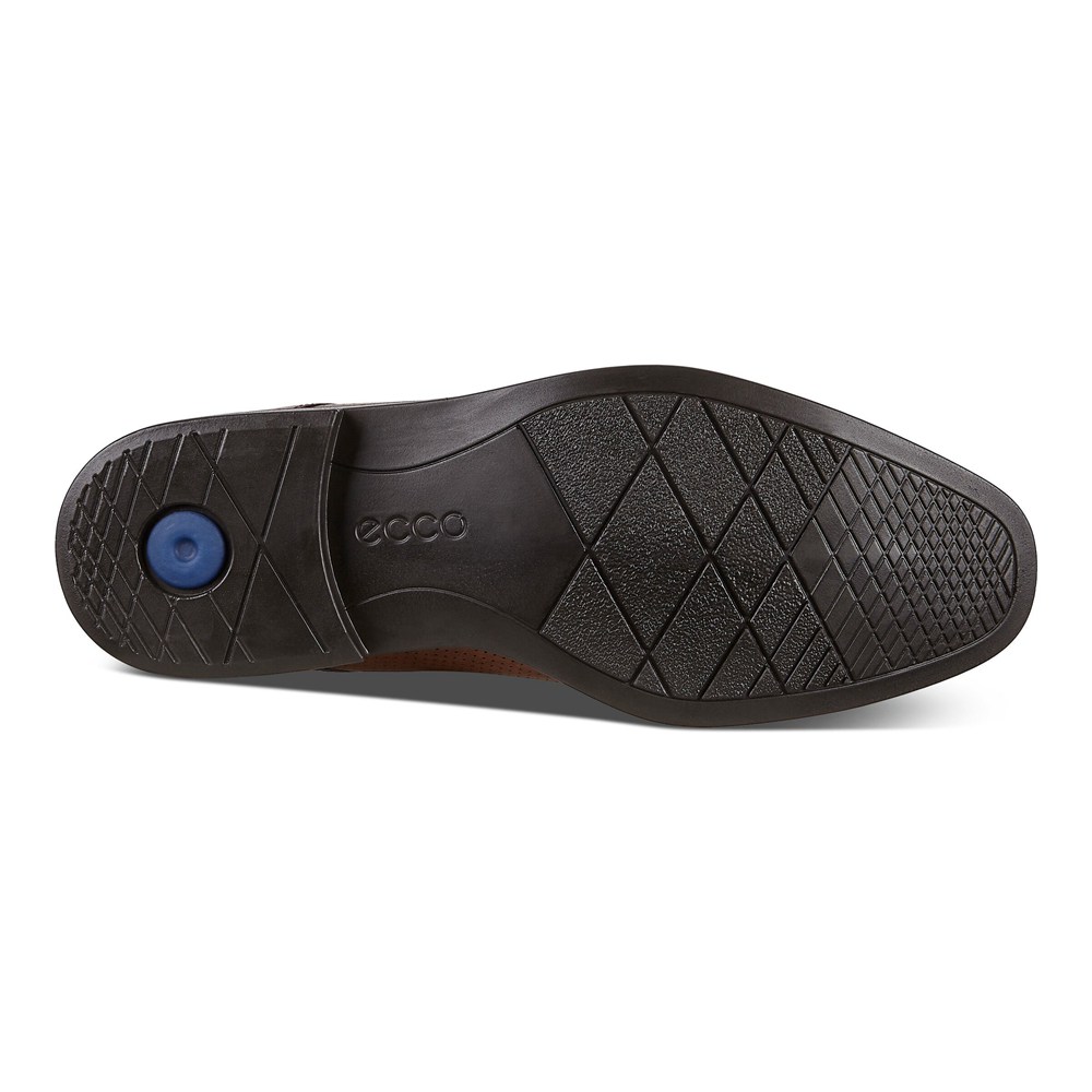 ECCO Mens Dress Shoes Brown - Melbourne - WUP-160598